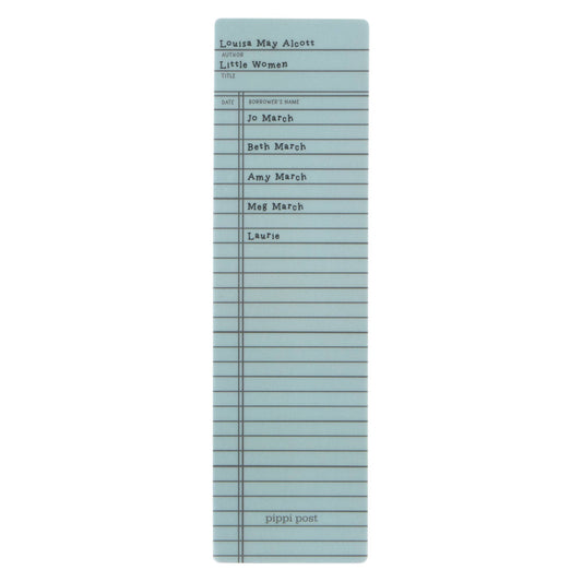 Little Women Library Transparent Bookmark