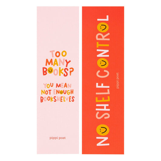Too Many Books Bookmark Set