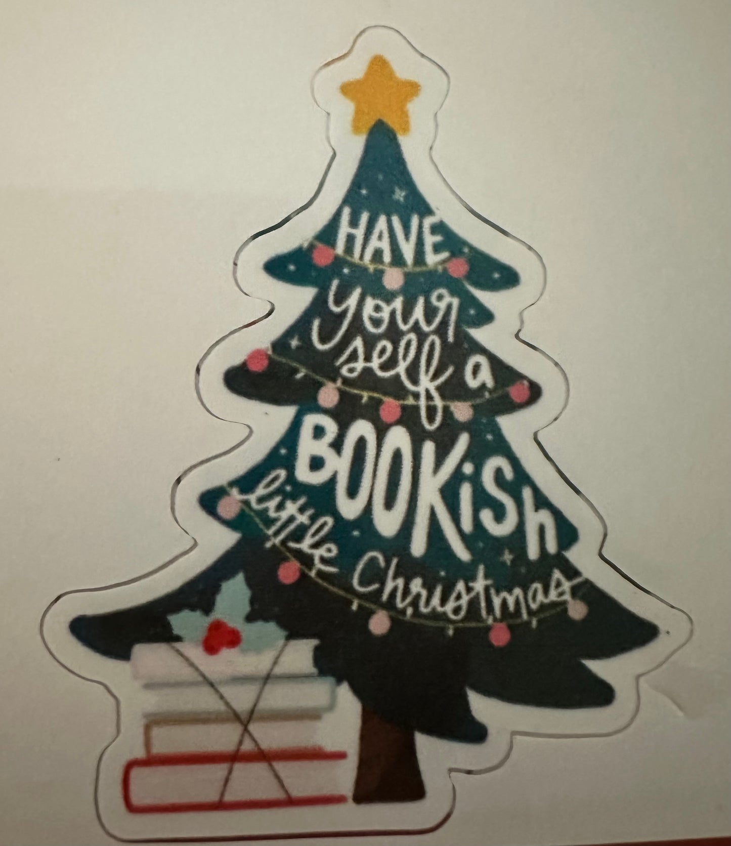 Have yourself a Bookish Little Christmas decal