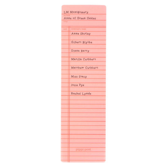 Anne Of Green Gables Library Transparent Bookmark